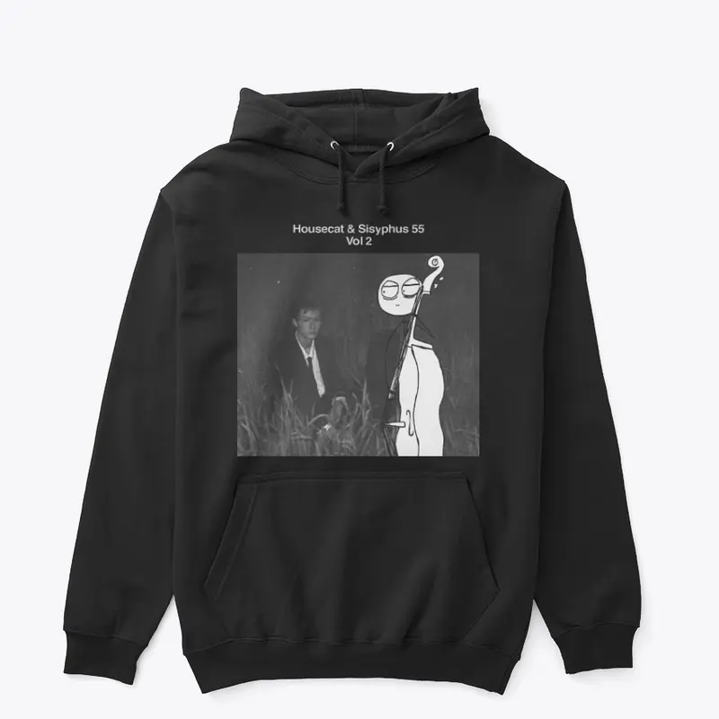 Housecat & Sisyphus 55 Hoodie black